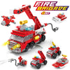 City Fire Fighting Vehicle Building Block