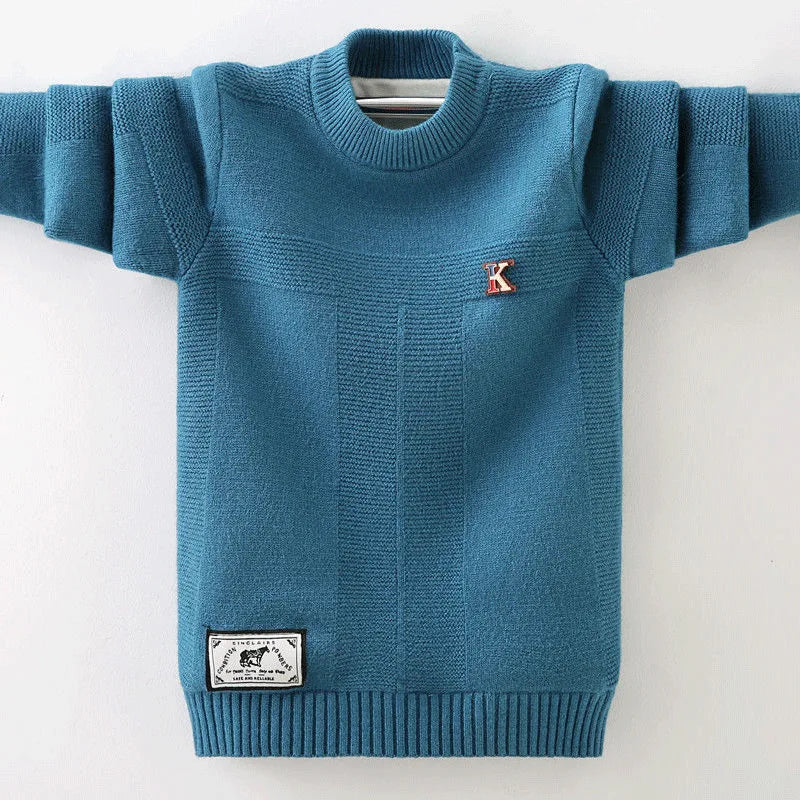 Letter Knitted Sweater