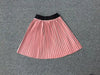 Velvet Pleated Skirt