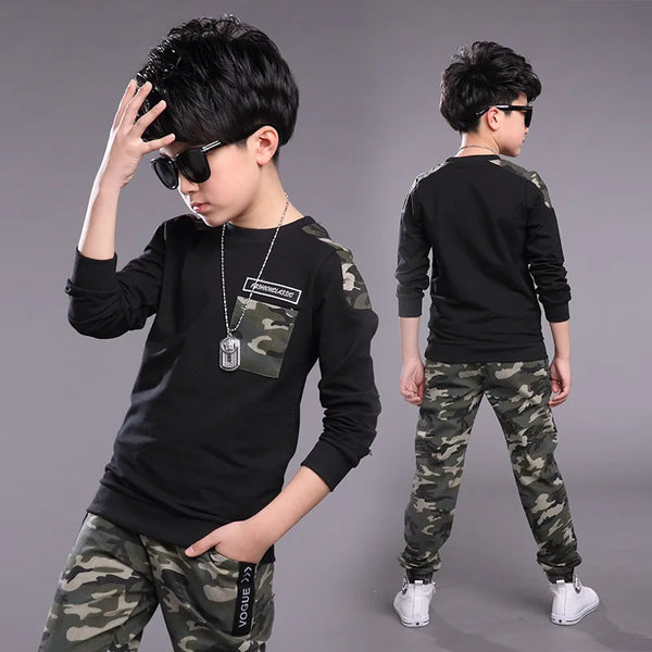 Camouflage Sports Clothing Set