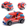 City Fire Fighting Vehicle Building Block