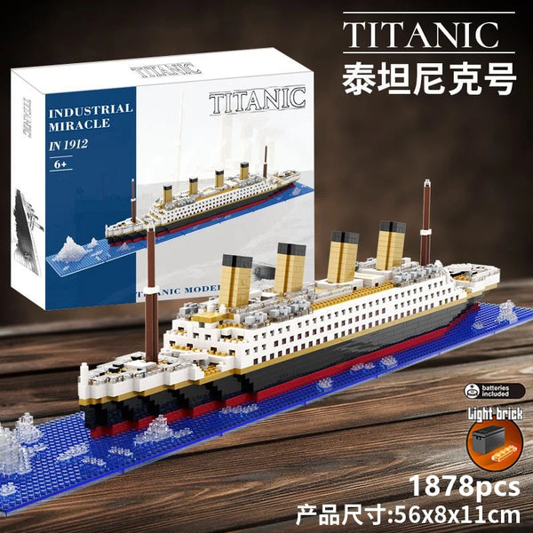 Titanic Model Building Blocks Bricks Toy