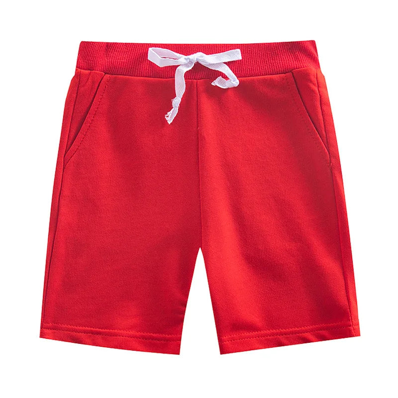 Elastic Waist Cotton Shorts