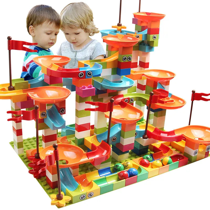 77-308PCS Marble Race Run Big Block