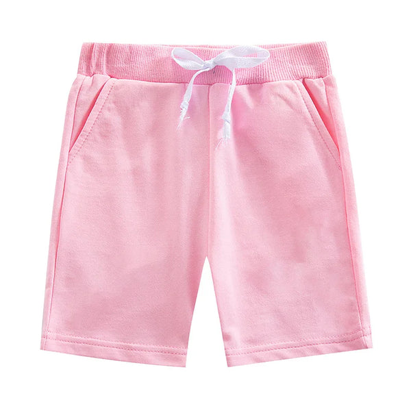 Elastic Waist Cotton Shorts