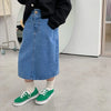 Mid-Length Fashion Denim Skirt