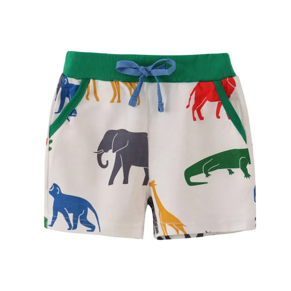 Cotton Dino Shorts