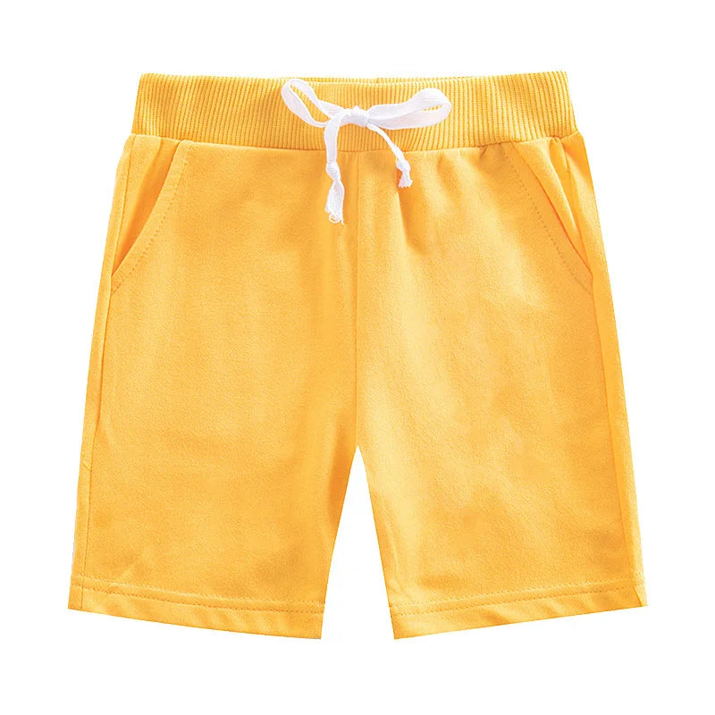 Elastic Waist Cotton Shorts