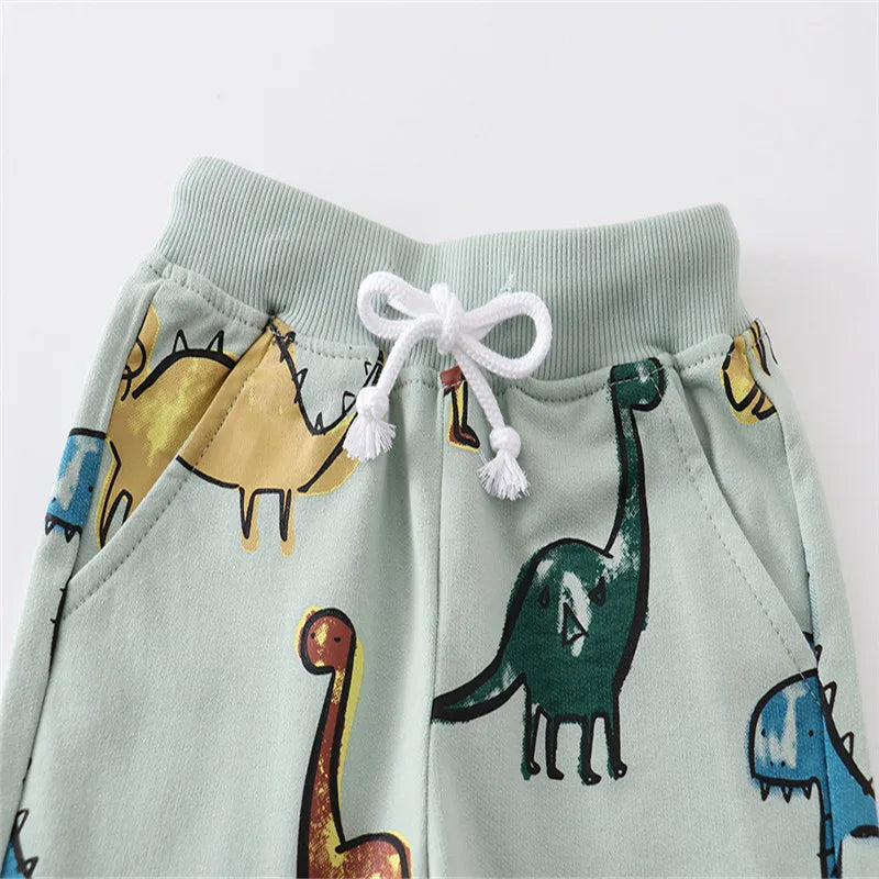 Cotton Dino Shorts