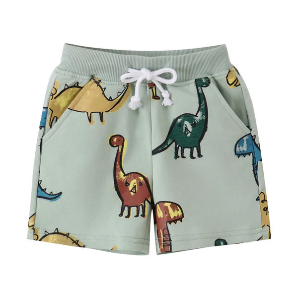 Cotton Dino Shorts