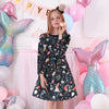 Cotton Cartoon Long Sleeves Dress