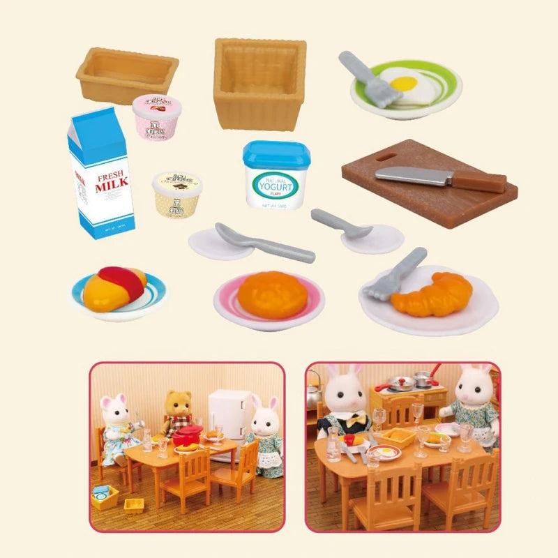 Miniature Furniture Toys Set