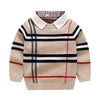 Plaid Knitted Sweater