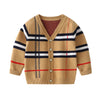 Plaid Knitted Sweater