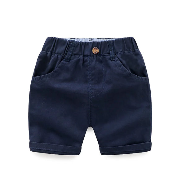 Solid Colour Cotton Shorts