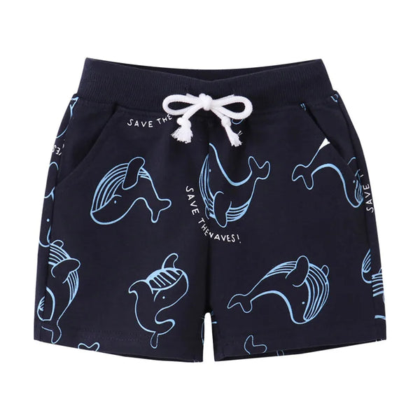 Cotton Dino Shorts